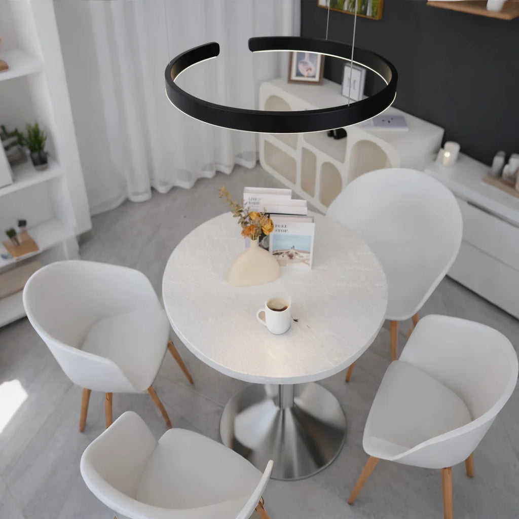 ClairAnneau™ – Suspension LED Circulaire Épurée