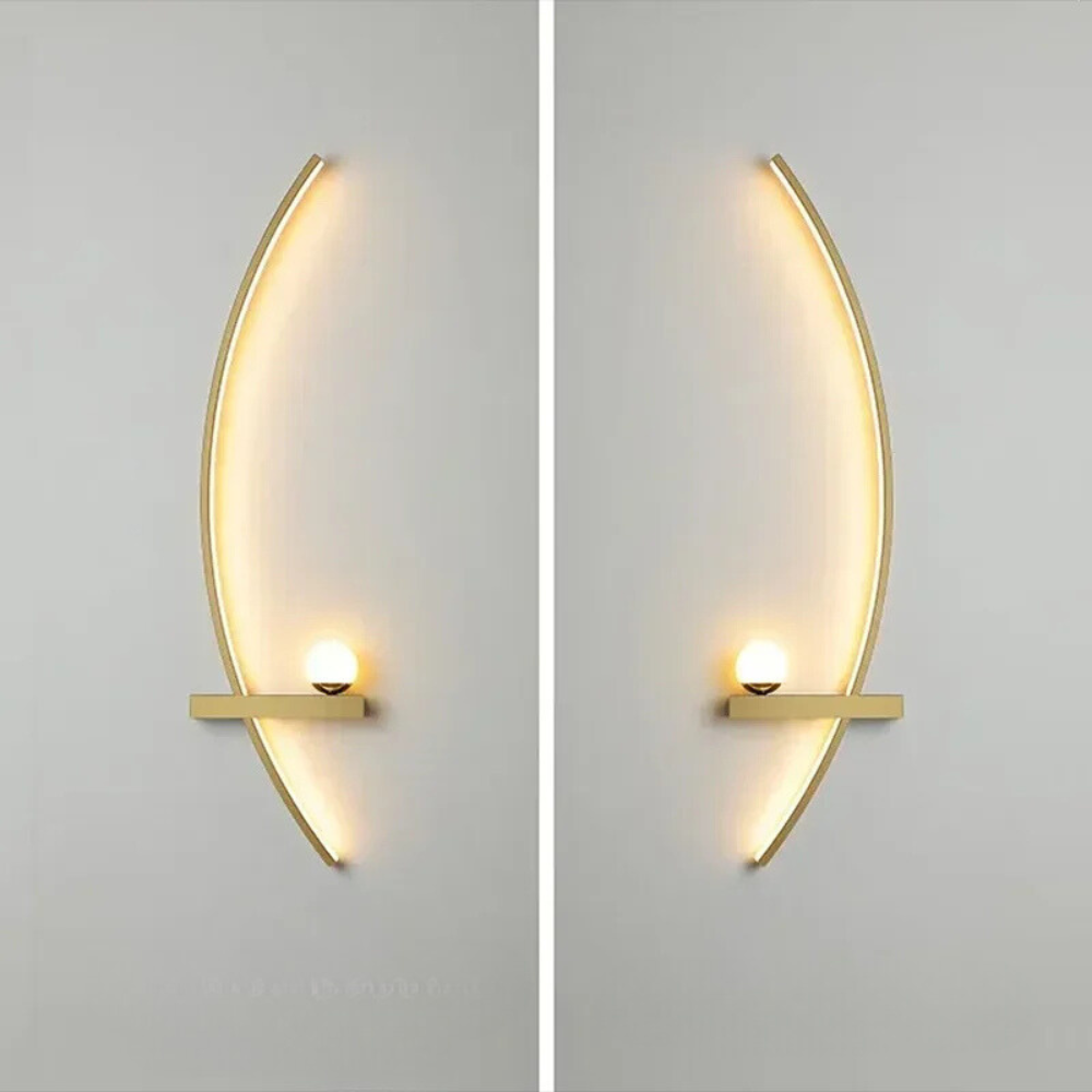 CercleLumi™ – Applique Contemporaine en Arc Lumineux