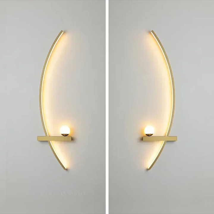 CercleLumi™ – Applique Contemporaine en Arc Lumineux