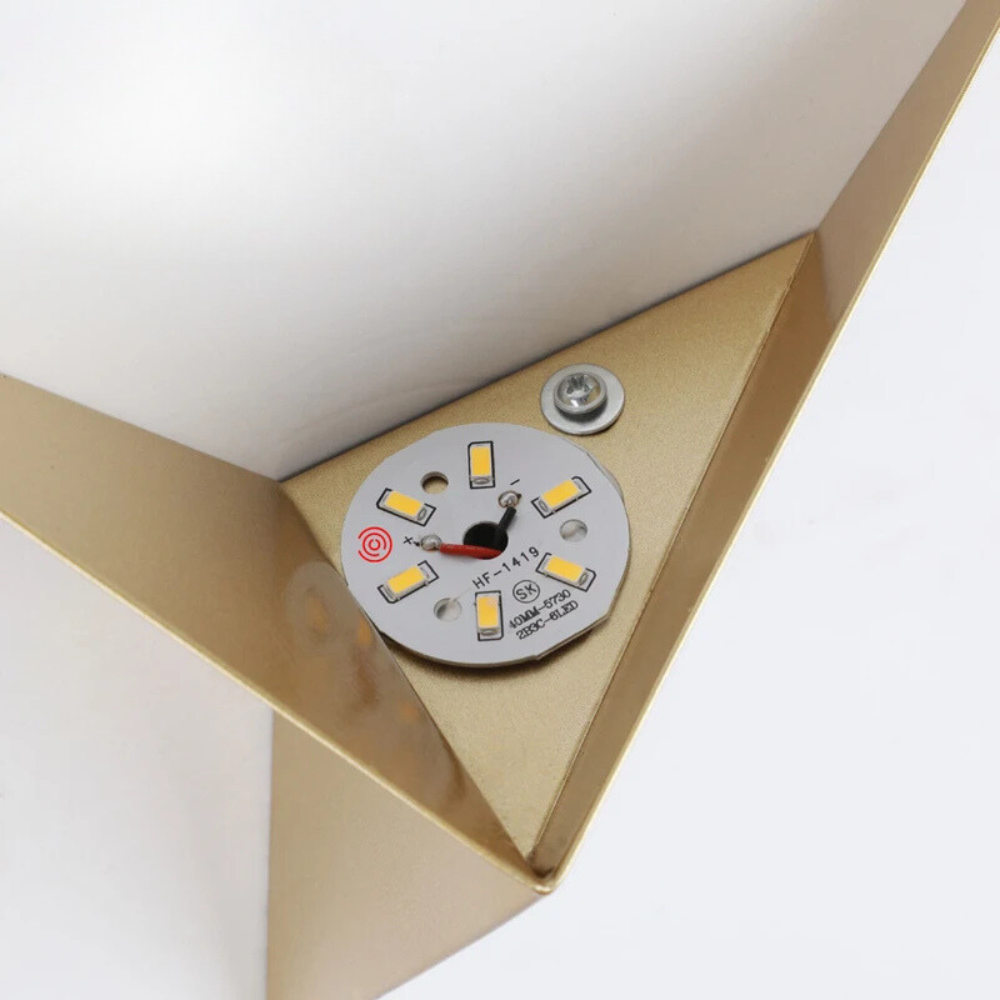 Luminark™ – Applique LED Triangulaire au Style Scandinave