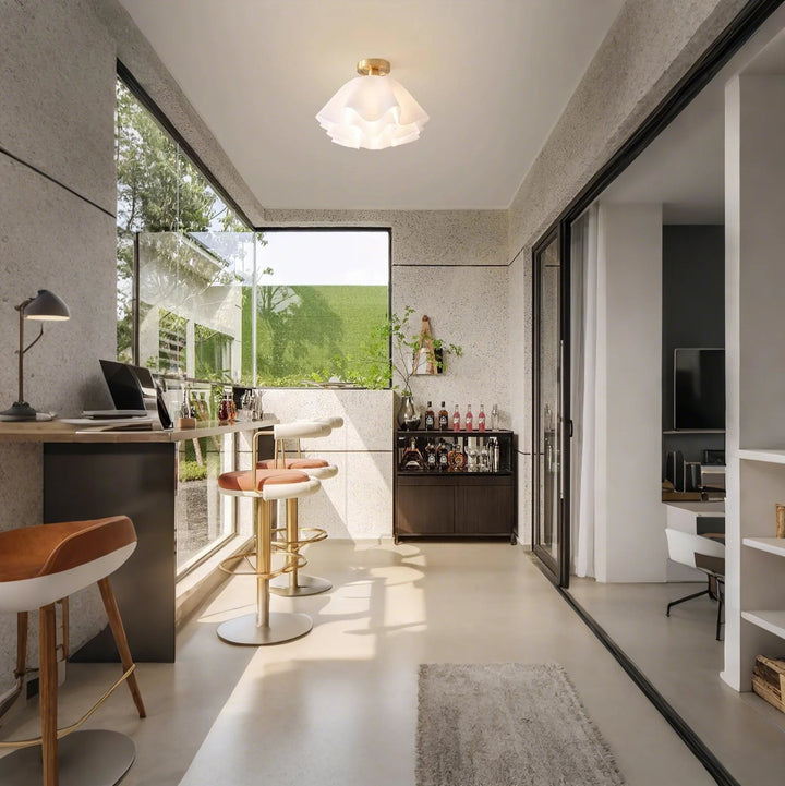 NeigeFleur™ – Luminaire de Plafond Fleur Minimaliste