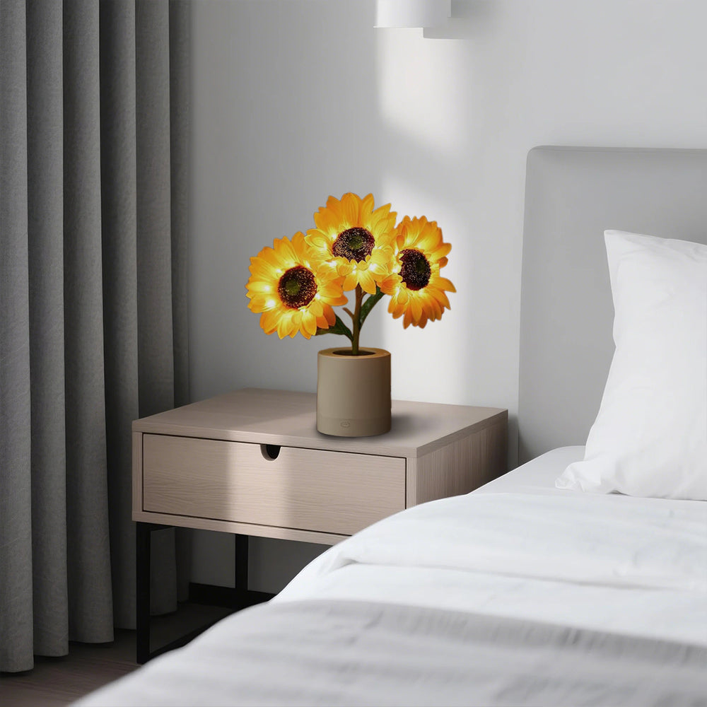 SoleaLume™ – Lampe de Table Tournesol Créative