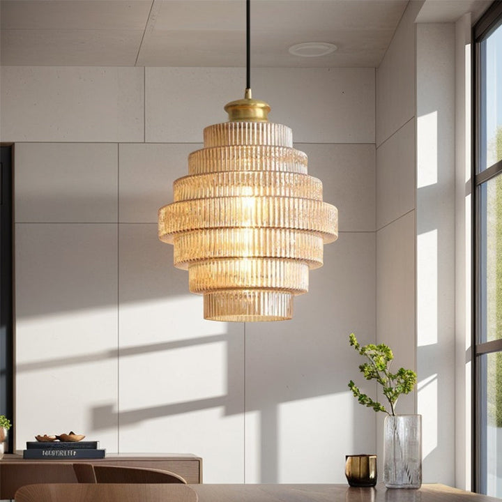 Clartis™ – Suspension Élégante au Design Verrier