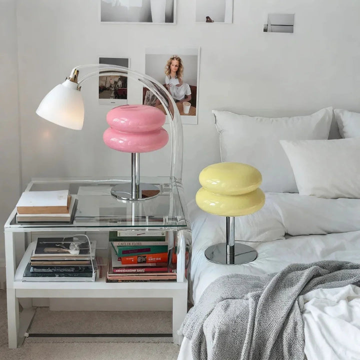 VerreDélice™ – Lampe de Table Chic au Charme Sucré