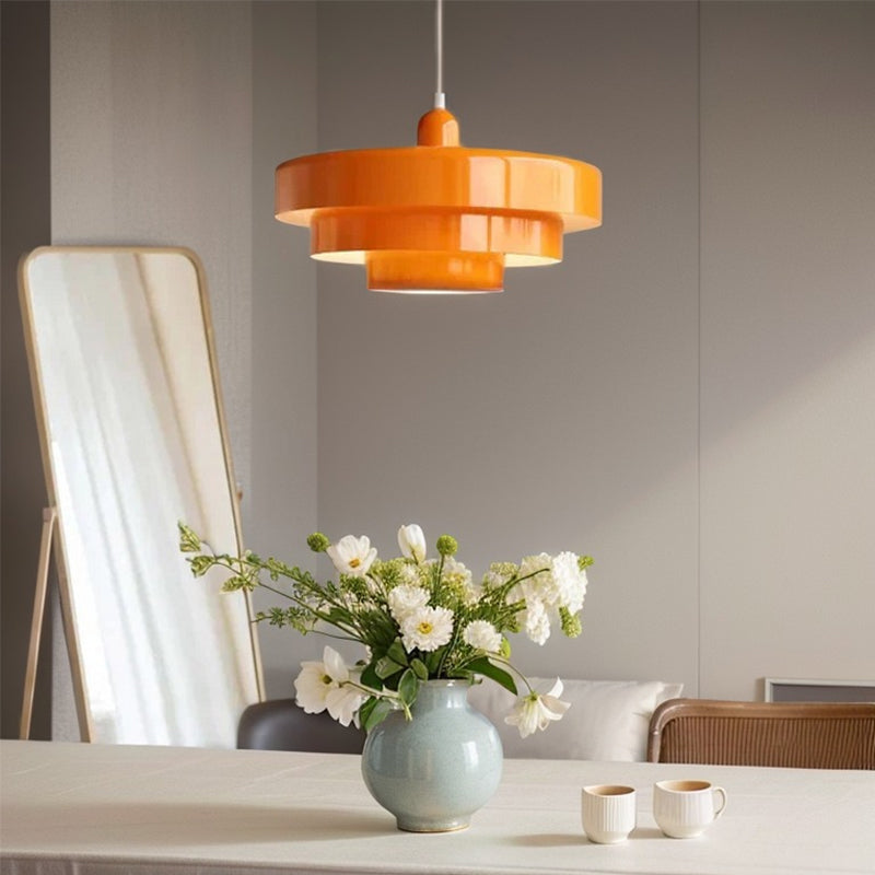 FerMédiéval™ – Lustre Rétro à Trois Niveaux en Fer Forgé
