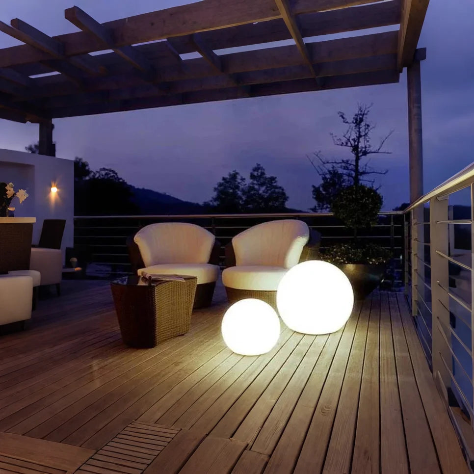 OrbiLume™ – Bulle de Lumière Solaire pour Extérieur