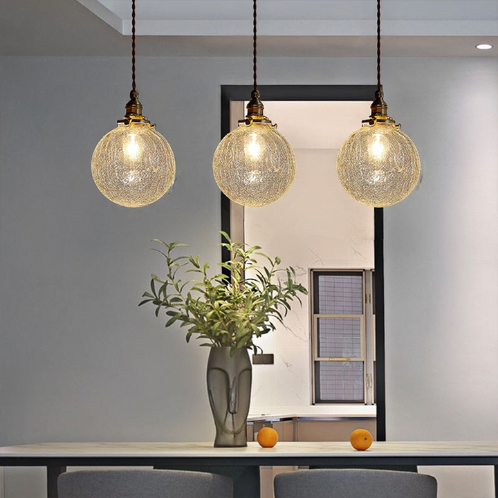 NordéaLux™ – Suspension Design en Verre Cristallin