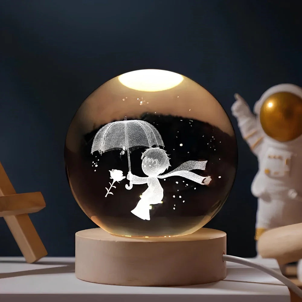 CristalAura™ – Boule de cristal lumineuse