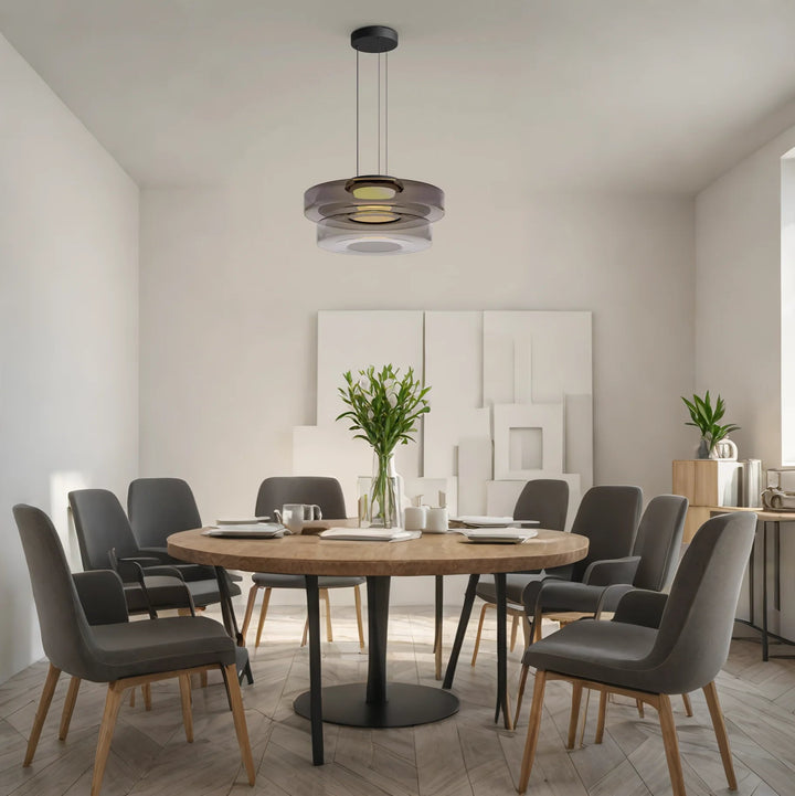 VerreLinéa™ – Suspension Élégante aux Lignes Modernistes