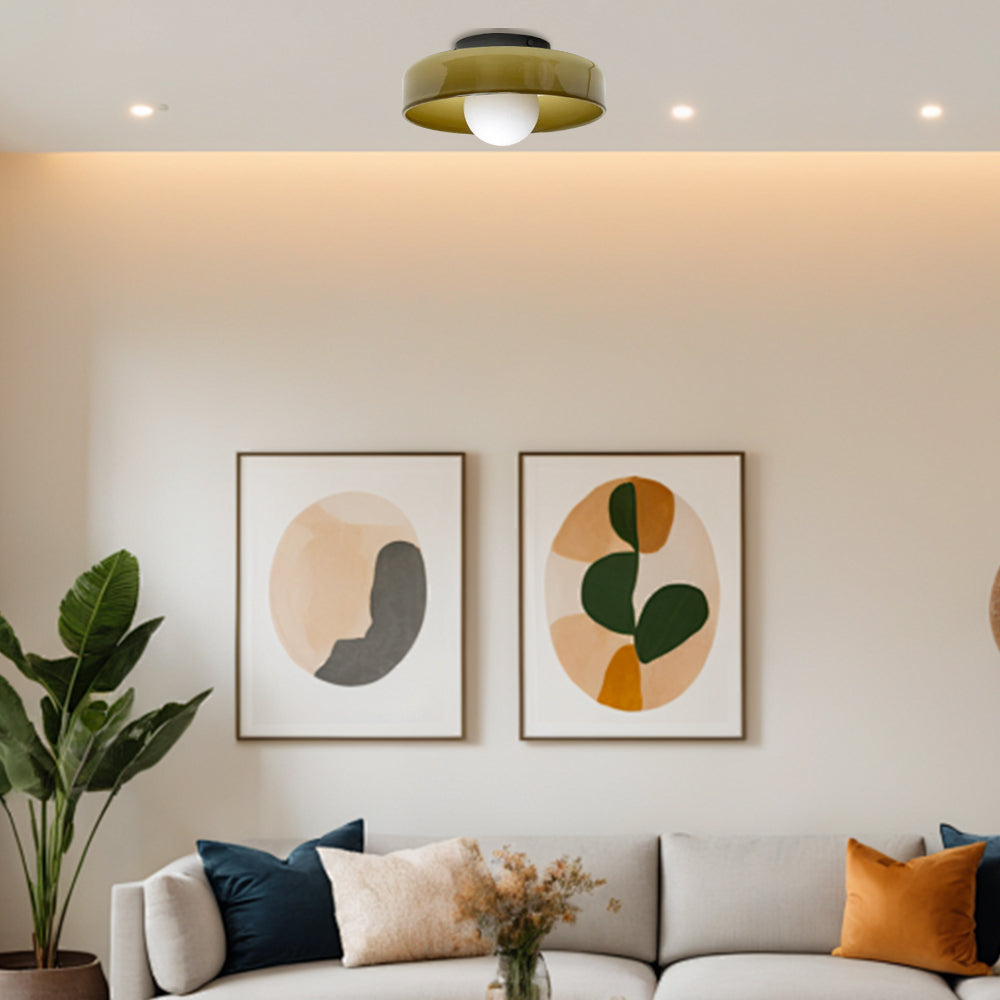 LumiPure™ – Plafonnier Rond Encastré au Design Épuré