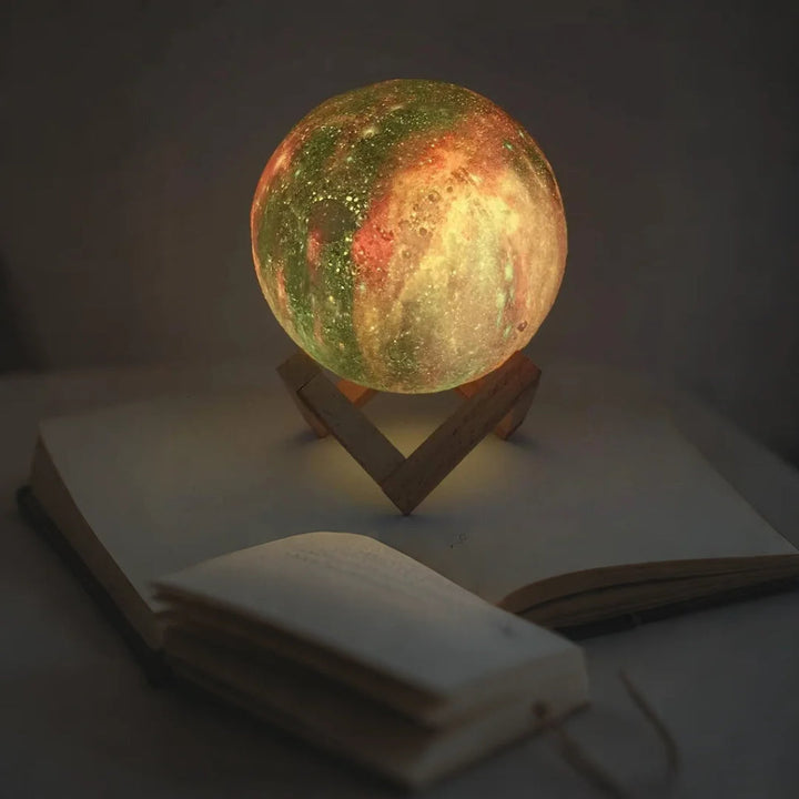 LuneCréa™ – Lampe de Table Inspirée de la Lune et de l’Espace