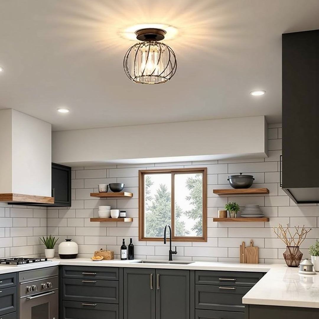 VerriLume™ – Suspension Moderne en Verre Façon Lanterne