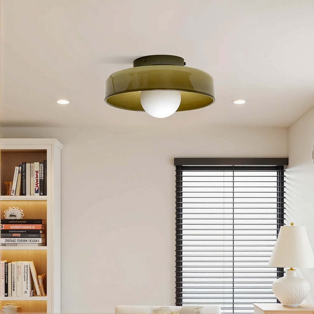 LumiPure™ – Plafonnier Rond Encastré au Design Épuré
