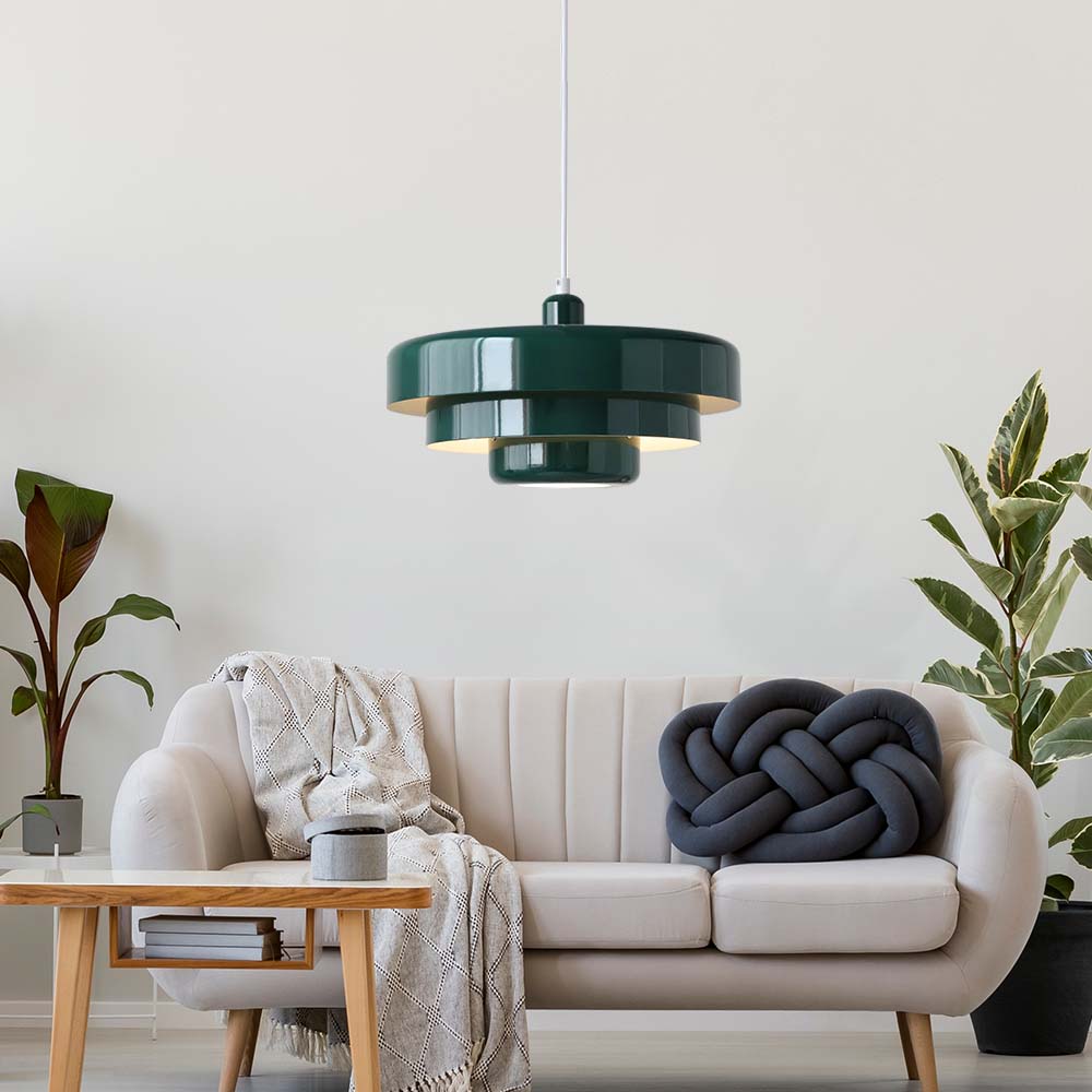 FerMédiéval™ – Lustre Rétro à Trois Niveaux en Fer Forgé