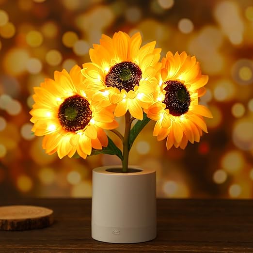 SoleaLume™ – Lampe de Table Tournesol Créative
