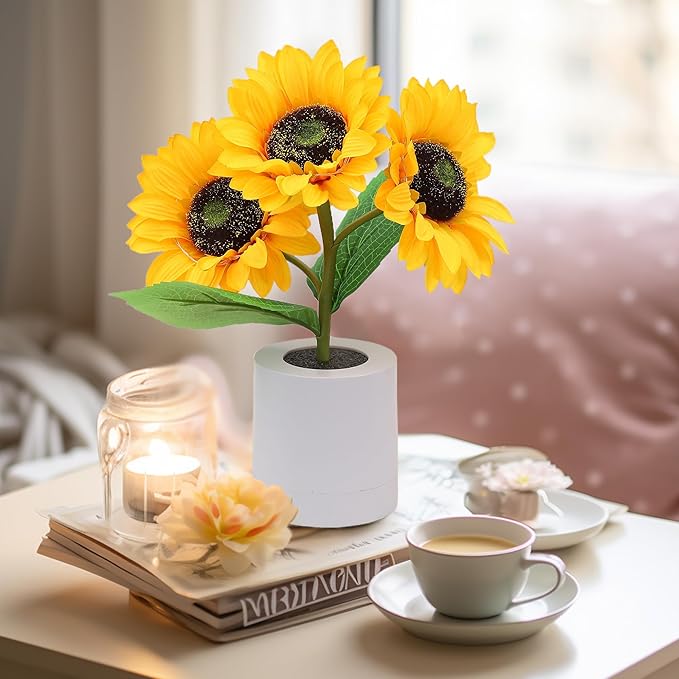 SoleaLume™ – Lampe de Table Tournesol Créative