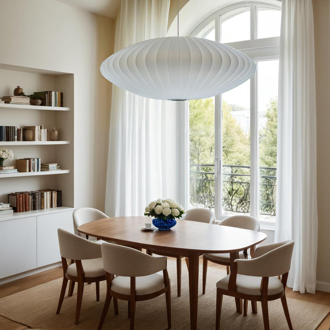 ÉclatNordic™ – Lustre Tissu Doux au Design Épuré