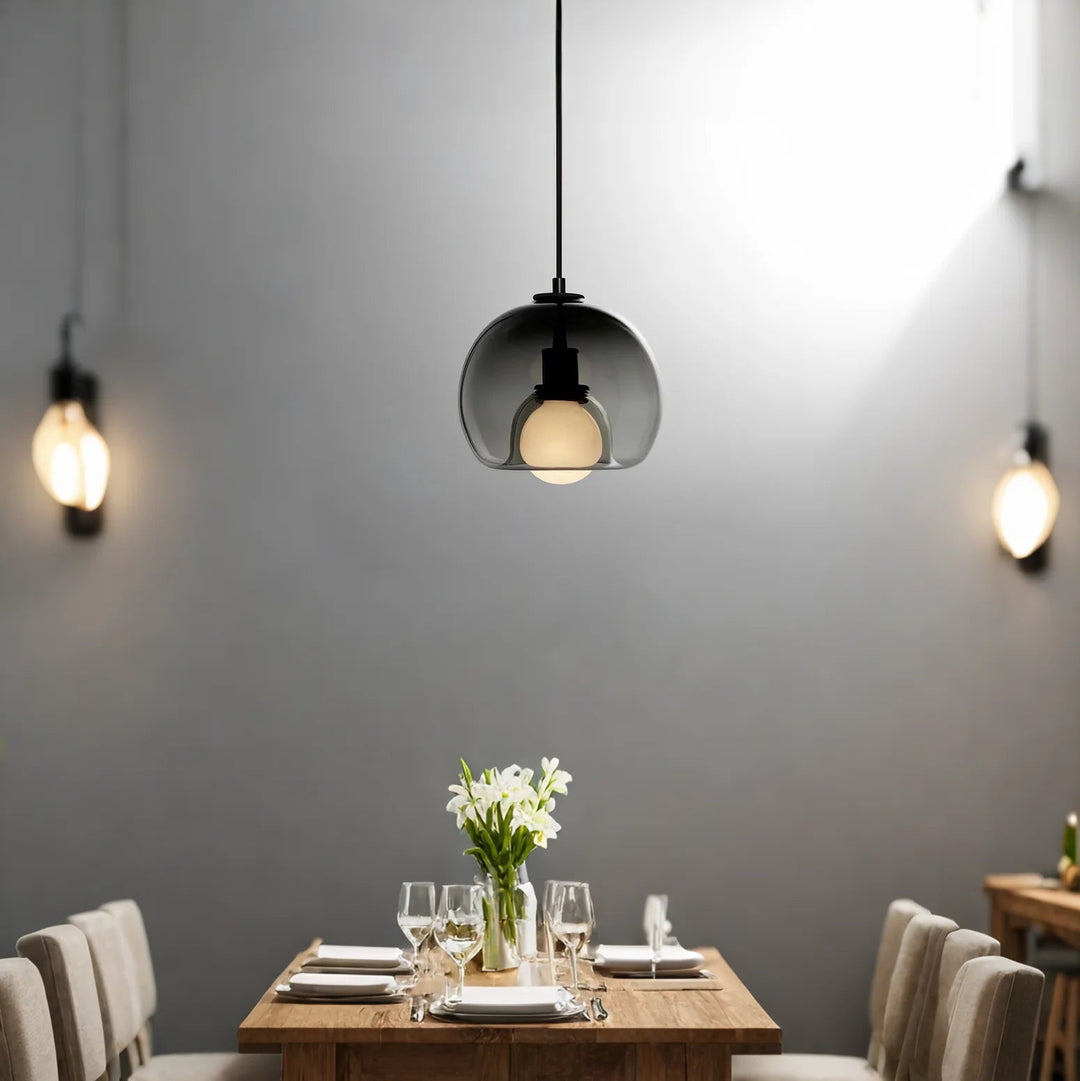 Clairéa™ – Lampe Suspendue Raffinée en Verre