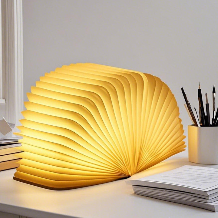 LumiLivre™ – Lampe Livre Pliable à 360° avec LED