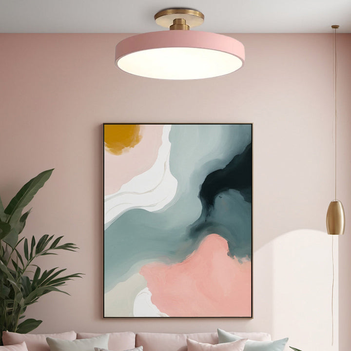 ScandiLumi™ – Luminaire Affleurant Rond et Épuré