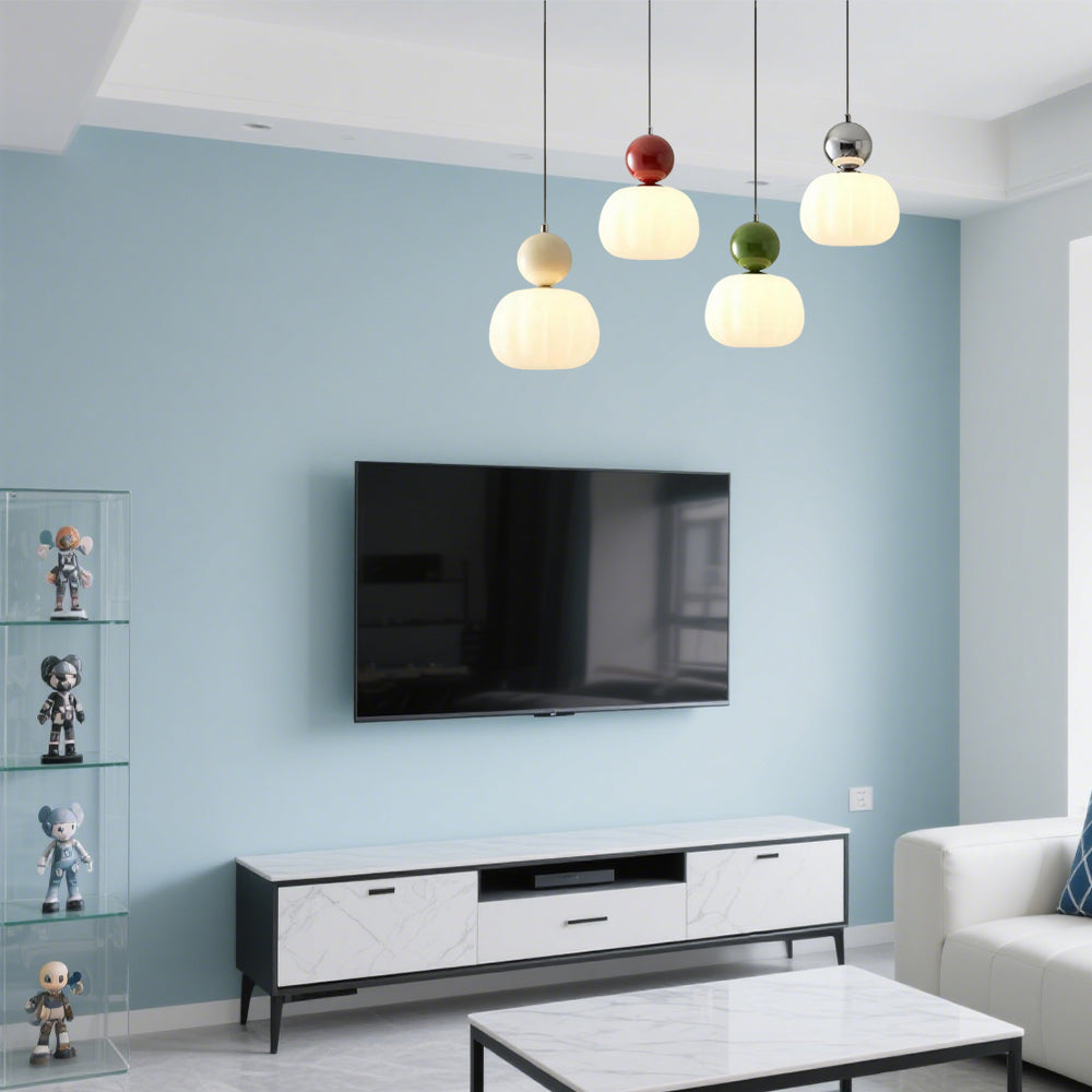 LumiCrème™ – Suspension Douce Inspirée de l’Art Déco