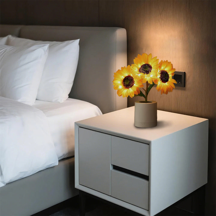 SoleaLume™ – Lampe de Table Tournesol Créative