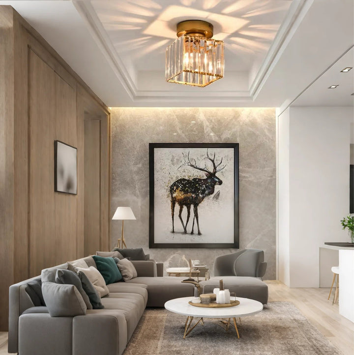 ÉclatBoréal™ – Luminaire de Plafond en Cristal Moderne Nordique