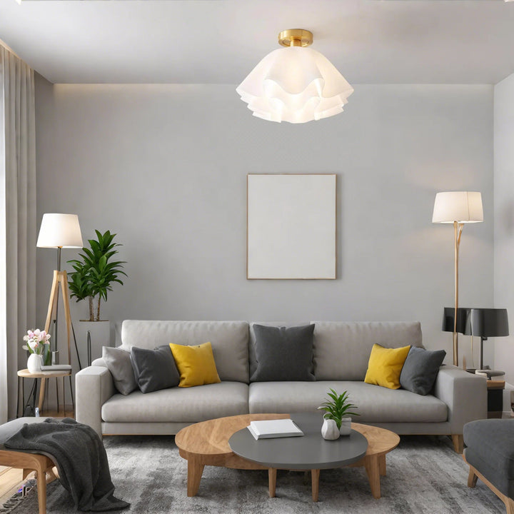 NeigeFleur™ – Luminaire de Plafond Fleur Minimaliste