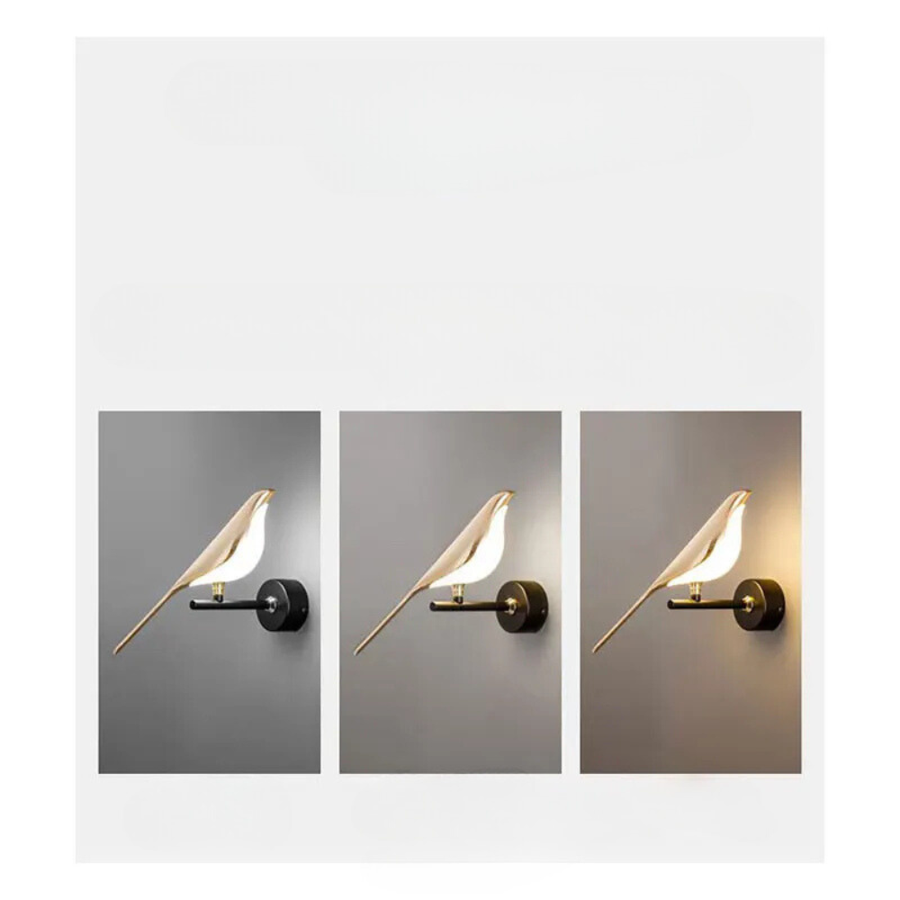 AileLumière™ – Applique Murale Oiseau LED Orientable