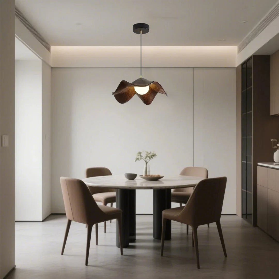 BoisSingulier™ – Suspension en Bois Unique et Élégante