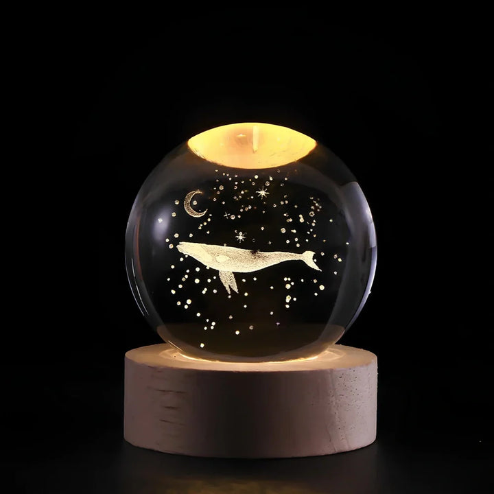 CristalAura™ – Boule de cristal lumineuse