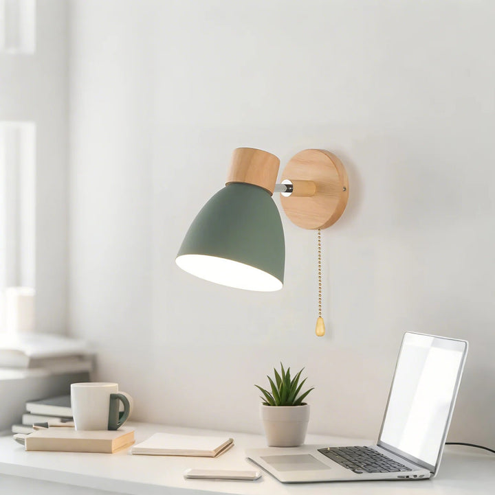 ScandiLuxe™ – Lampe Murale Suspendue Design Naturel