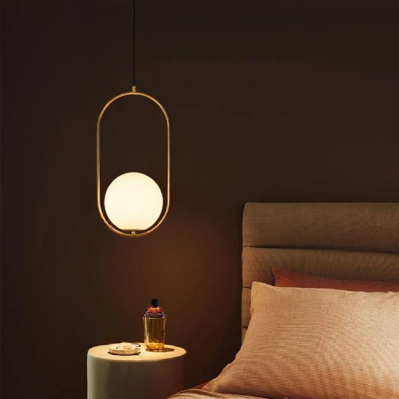 BrumeLumi™ – Lustre Élégant en Verre Satiné