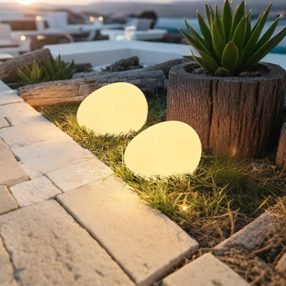 CobbleLux™ – Éclairage Solaire Design Pavé Moderne