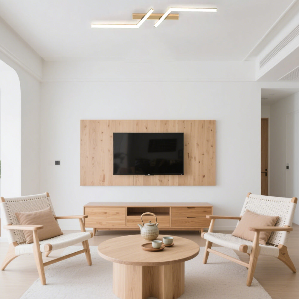 LumiNoir™ – Plafonnier Contemporain en Aluminium Épuré