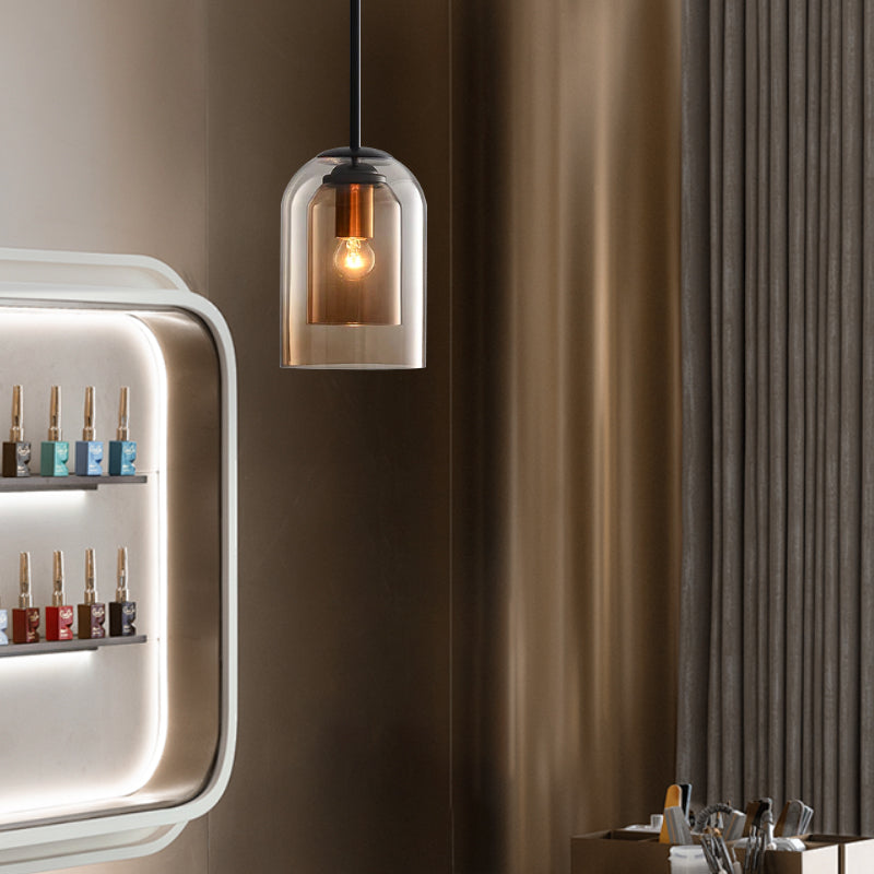 LumiStrate™ – Suspension Moderne à Deux Niveaux de Verre