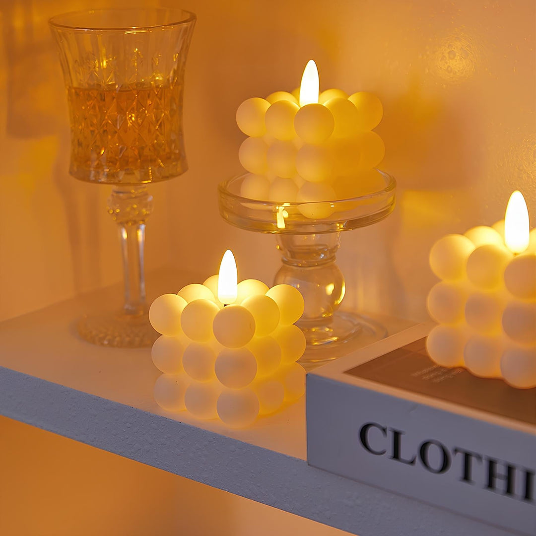LumaBlocks™ – Bougies en Bloc LED Sans Flamme
