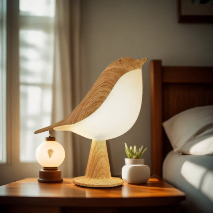 BirdGlow™ – Lampe de Nuit Oiseau à Contrôle Tactile