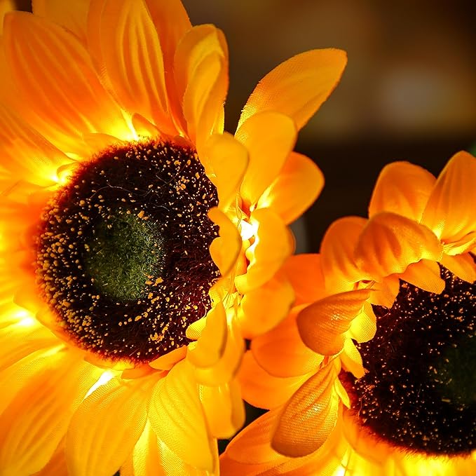 SoleaLume™ – Lampe de Table Tournesol Créative