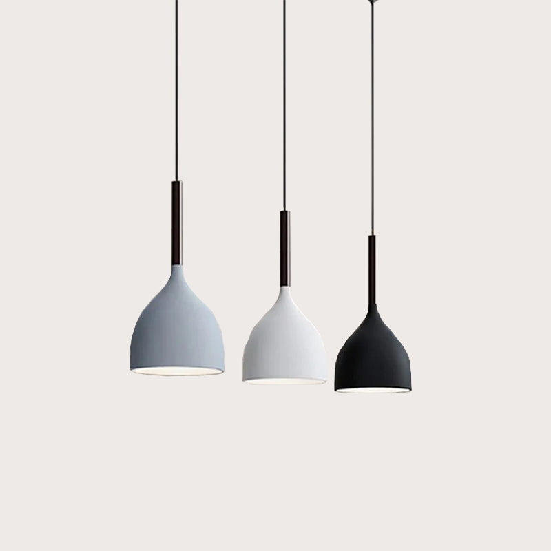 IronBake™ – Lampe Suspendue en Fer Peint et Cuit