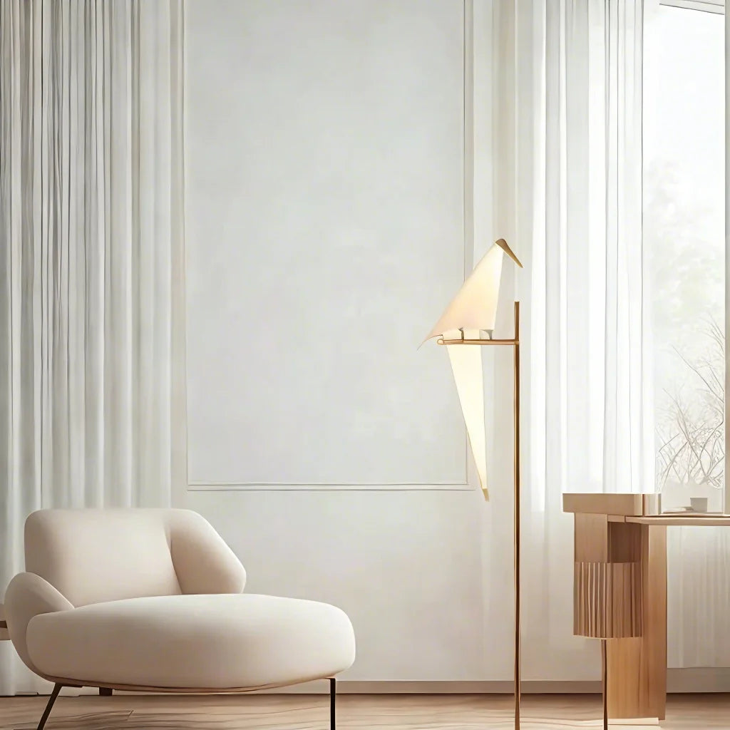 OrigamiNord™ – Lampe de Bureau Grue en Papier