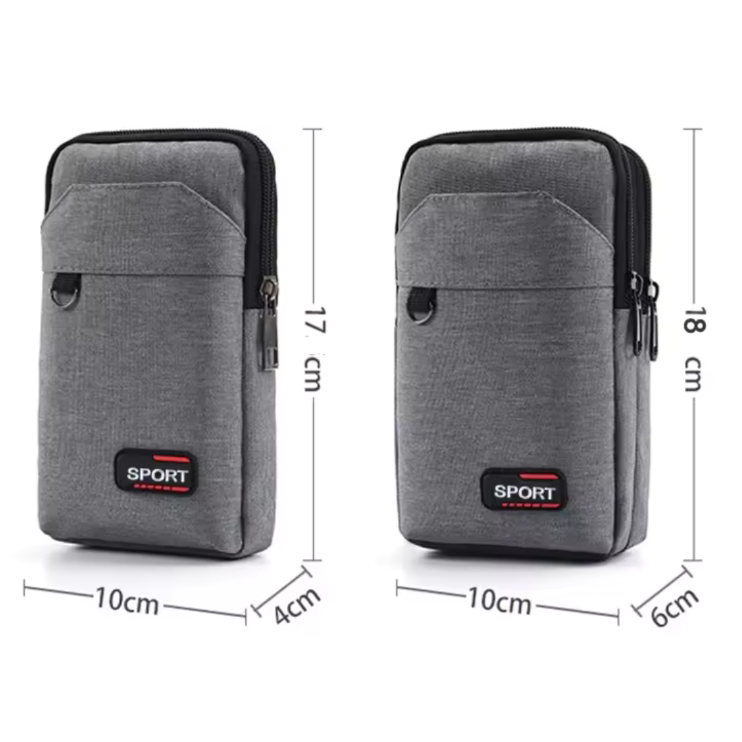 UrbanDrift™ – Ceinture Sport & Voyage en Gris Moderne