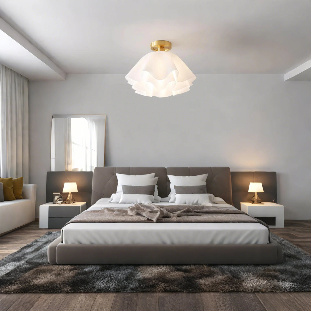NeigeFleur™ – Luminaire de Plafond Fleur Minimaliste