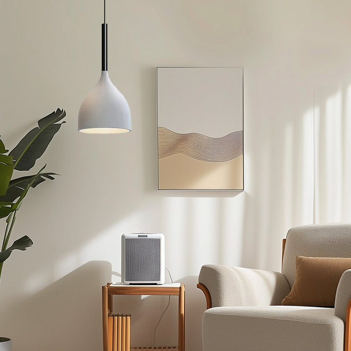IronBake™ – Lampe Suspendue en Fer Peint et Cuit