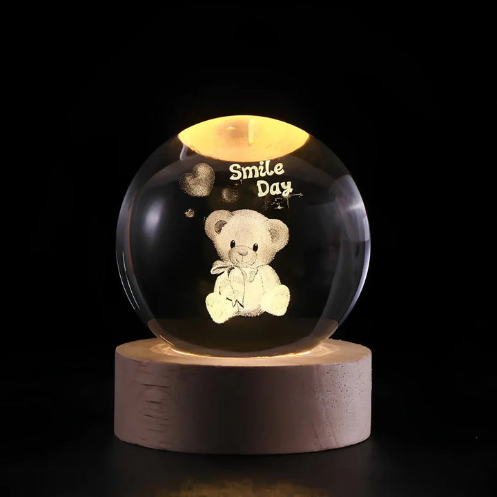 CristalAura™ – Boule de cristal lumineuse