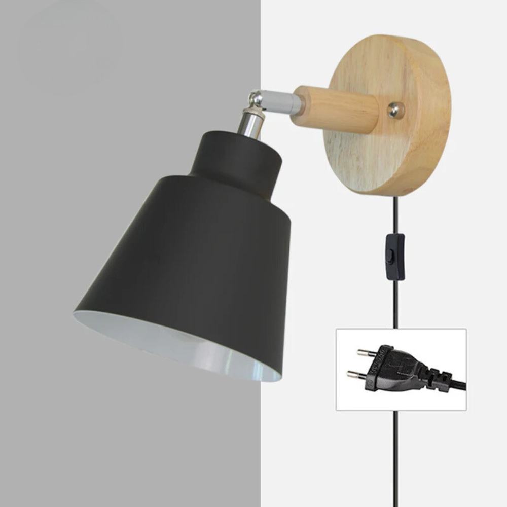 Luminordik™ – Éclairage Mural Bois Naturel & Pratique
