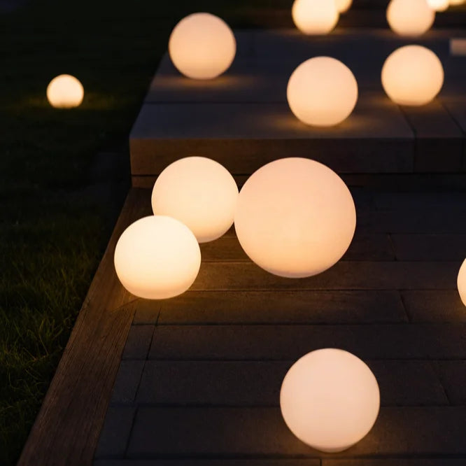 OrbiLume™ – Bulle de Lumière Solaire pour Extérieur