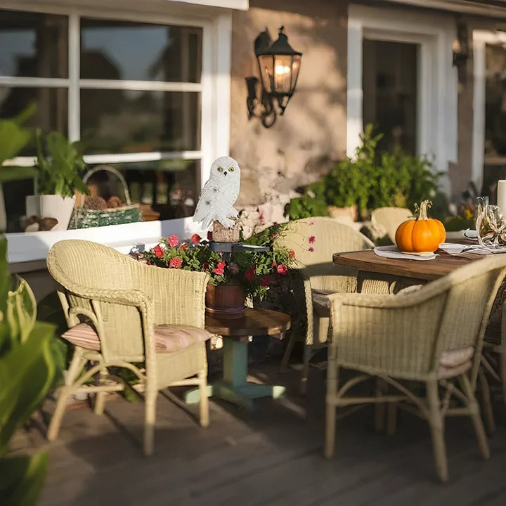 HibouxRayon™ – Chouette Lumineuse Solaire Décorative