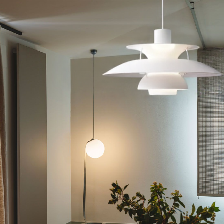 Layera™ – Luminaire Suspendu Métallique à Effet Structuré