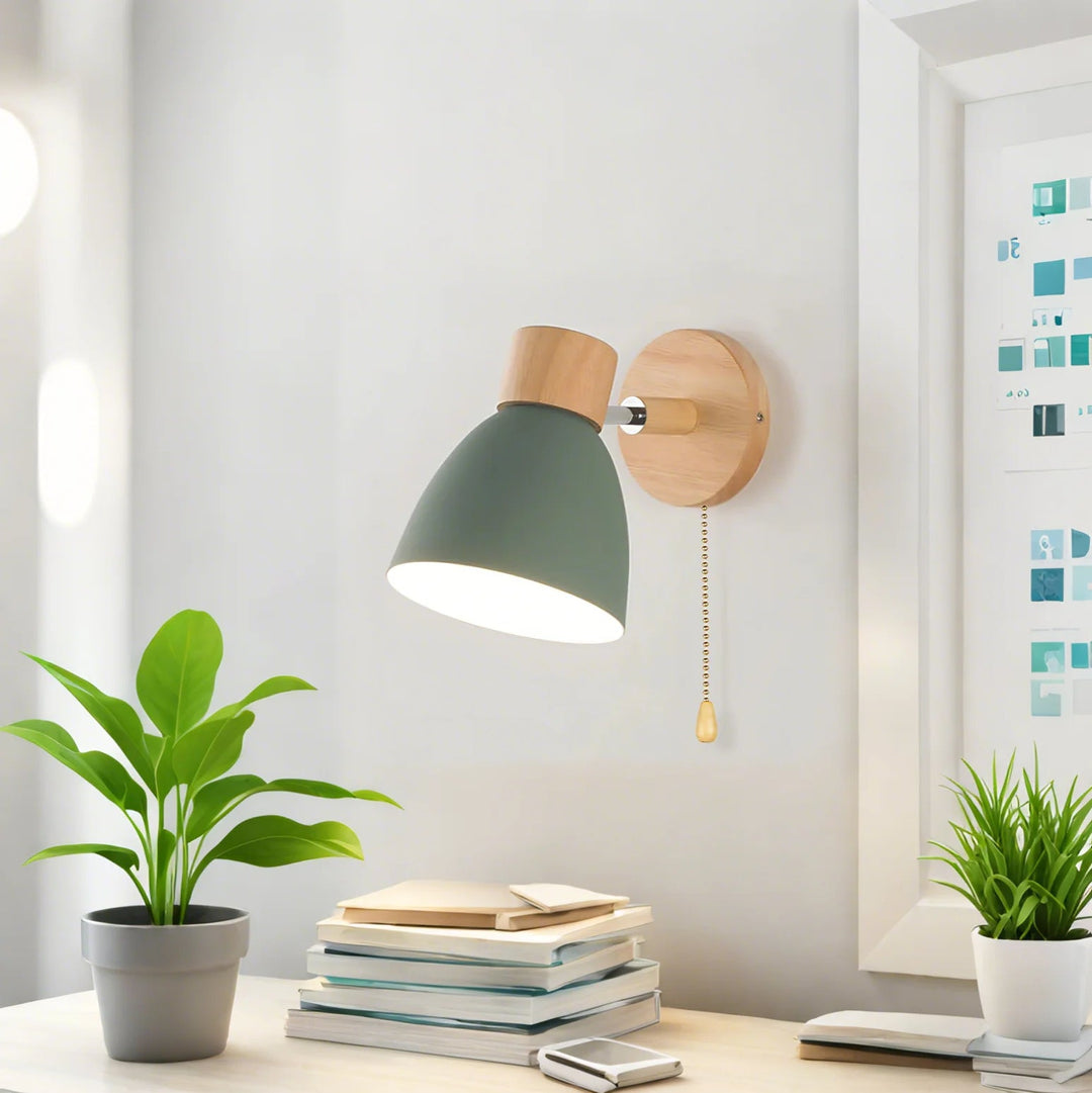 ScandiLuxe™ – Lampe Murale Suspendue Design Naturel